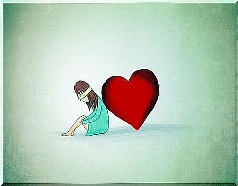 Girl and heart