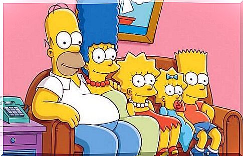 The Simpsons family