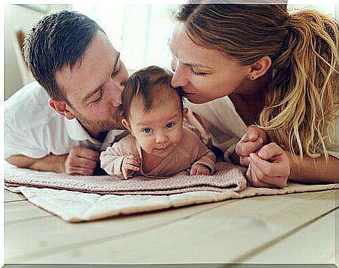 Parents and baby