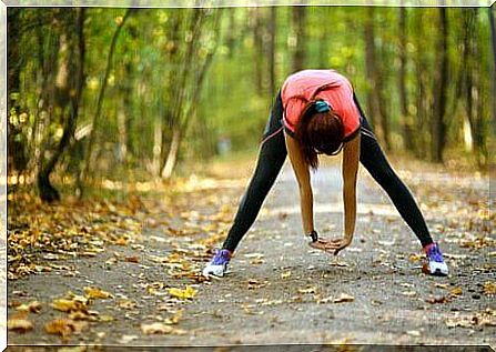 A woman who trains